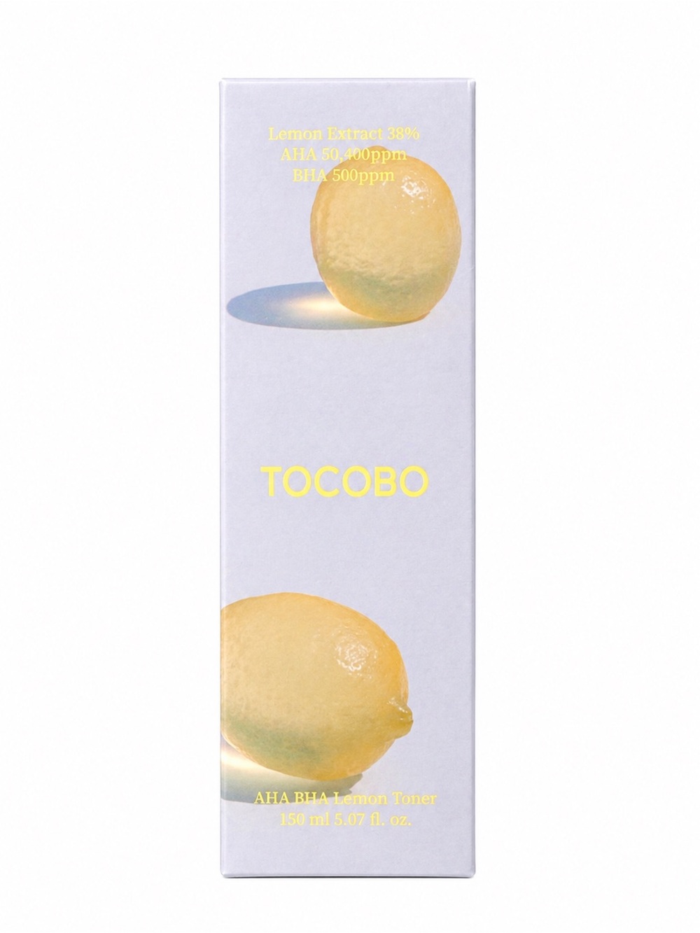 TOCOBO AHA BHA Lemon Toner - Lemon Yellow